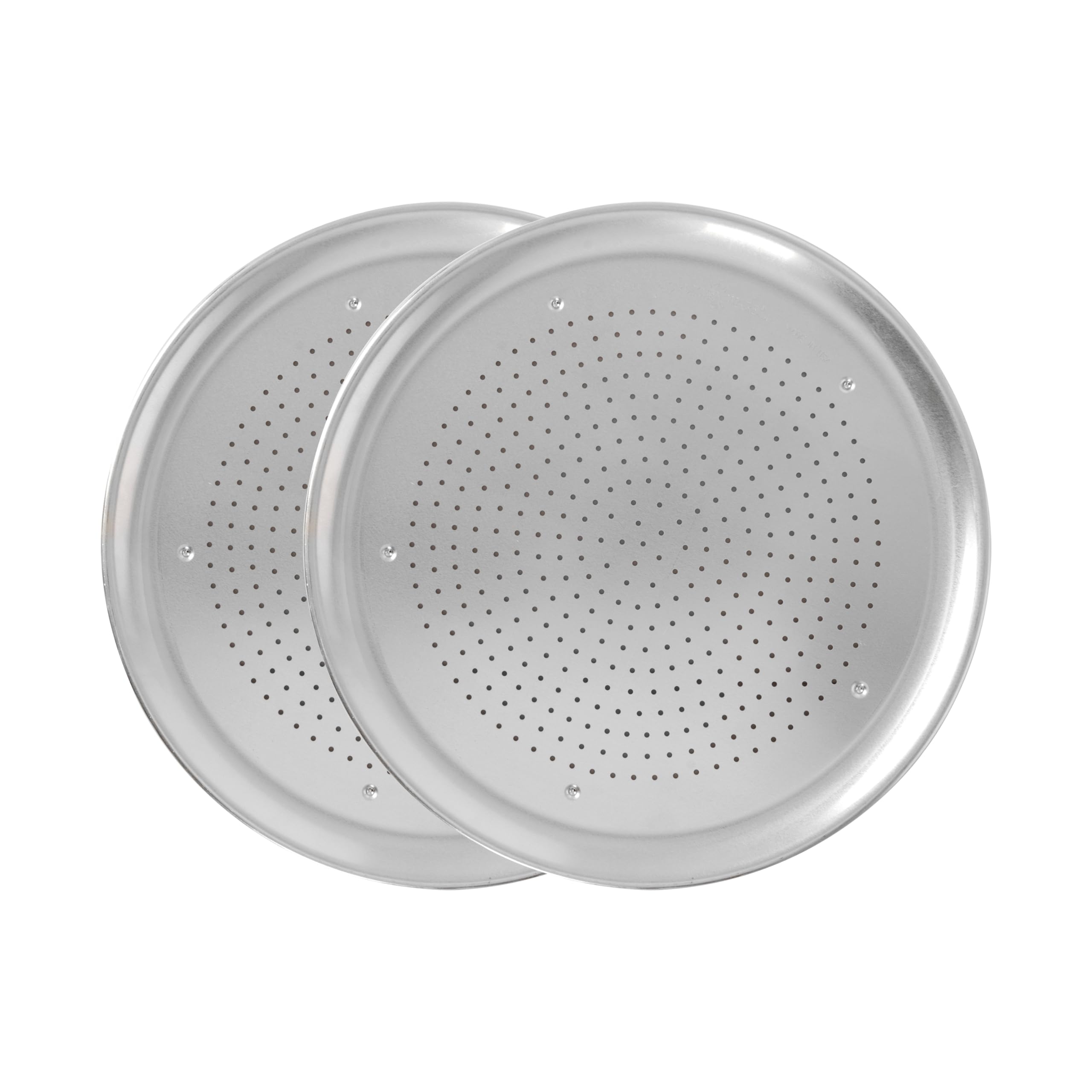 Nordic Ware Air Crisp Perforated Aluminum Pizza Pan, 16-Inch, Set of 2